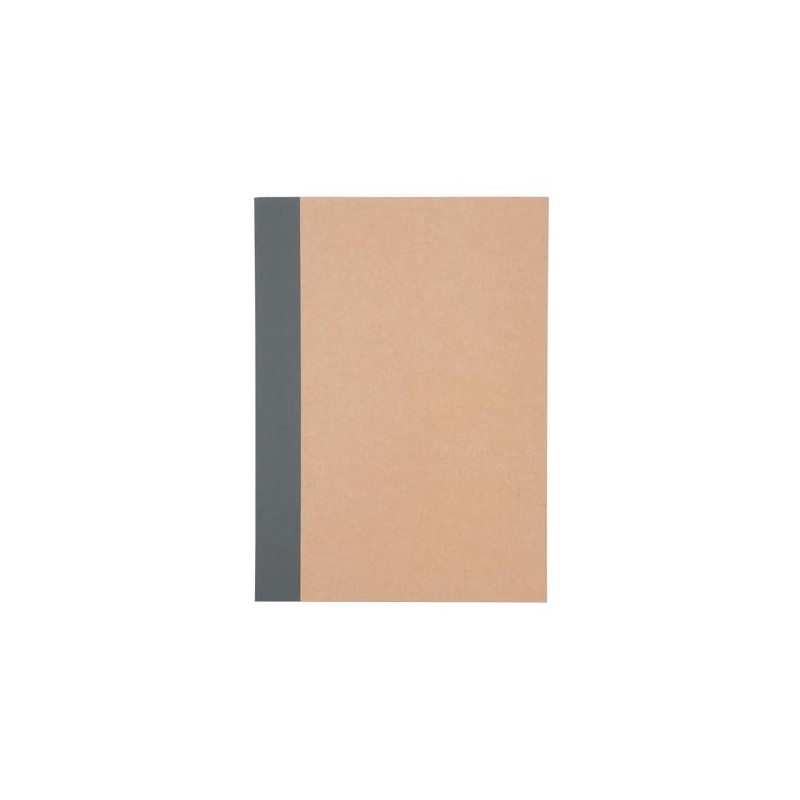 Muji NAA05A9S Notebook, 0.2 inch (6 mm) Horizontal Rule, Beige,