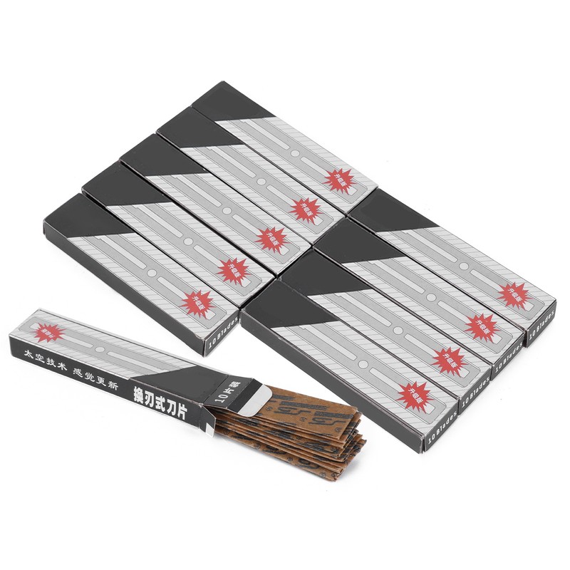 100pcs Double Edge Razor Blades Stainless Steel Shaving Blades for