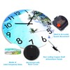 Crosstime 16 Inch Waterproof Large Outdoor Clock – Rustproof Weather