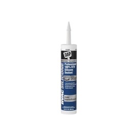 DAP 08011 80119 HVAC Professional 100% Rtv Silicone Sealant, 10.3 Fl-Oz, Clear