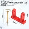 5801632 Trailer Bumper & Hitch Pin, Compatible with Bow Stops