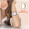 jojofuny Watch Bumper Protector Case for Watch Scratch Shock Resistant