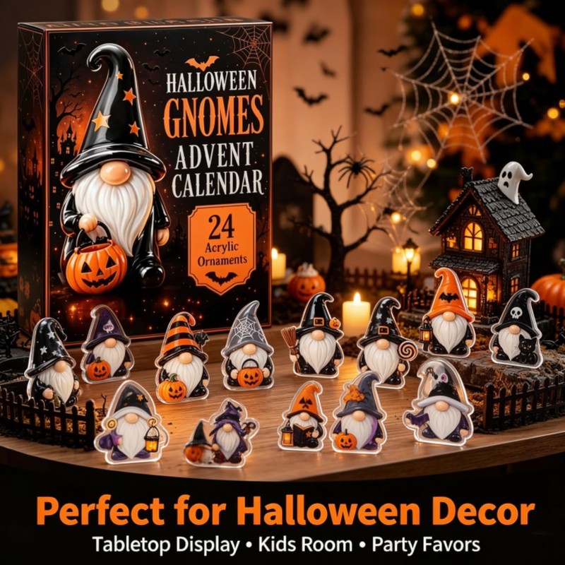Calendario de Adviento Halloween 24 Días – Caja Sorpresa de