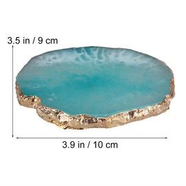 Kichvoe Professional Nail Art Mixing Palette Resin Paint Tray for Cosmetics Unique Design for Blending Pigments Lightweight Convenient for Nail Artists Green