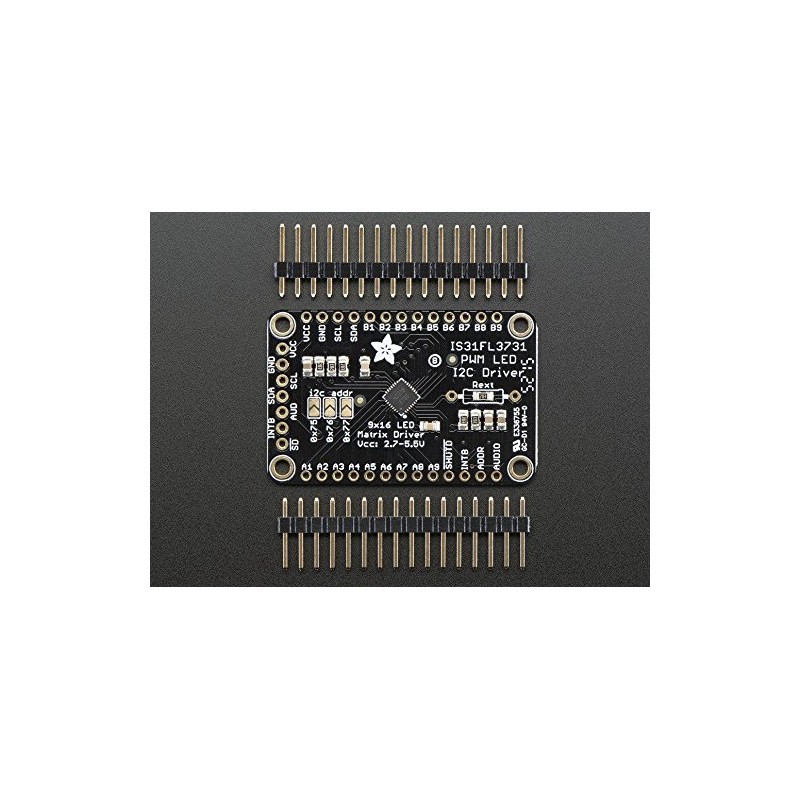 Adafruit 16x9 Charlieplexed PWM LED Matrix Driver - IS31FL3731 [ADA2946]