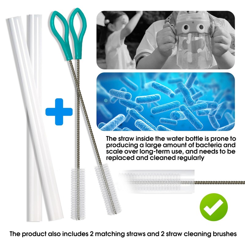 Powerful 6 Pcs Bite Valve and Straw Fit All CamelBak