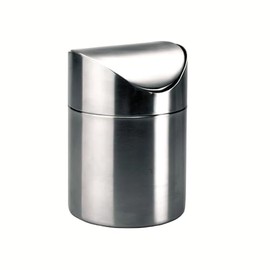 Ibili Table bin Clasica 11,7x16,5 of Stainless Steel, Stainless-Steel, Silver, 11.7 x 11.7 x 16.5 cm
