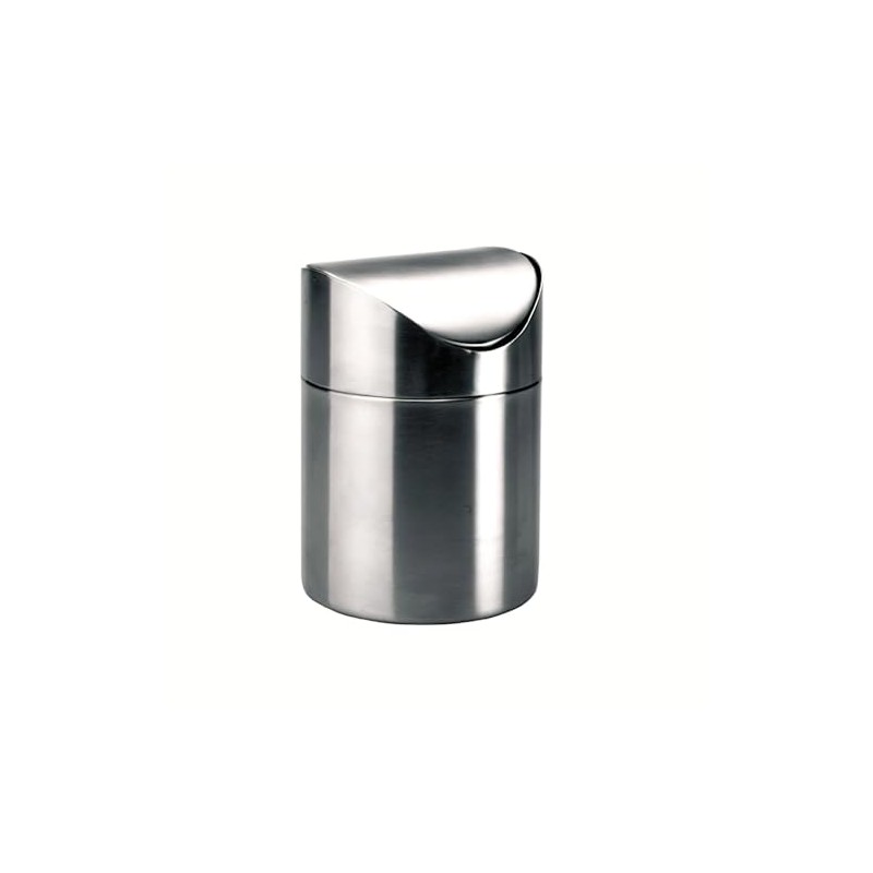 Ibili Table bin Clasica 11,7x16,5 of Stainless Steel, Stainless-Steel, Silver,