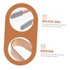 Mobestech 4pcs Ice Cube Tongs Stainless Steel Food Tongs Non-Slip