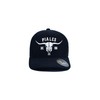 PIALES | Gorra Modelo Long Horn Negro
