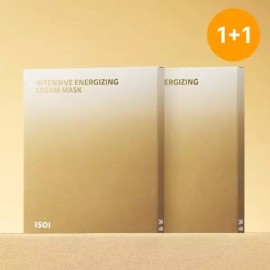 ISOI [1+1][총8매] 인텐시브 에너자이징 크림 마스크 세트) 20g 4매x2개 [1+1][Total 8 Sheets] Intensive Energizing Cream Mask Set 20g 4 Sheets x 2 Packs [Basic product]
