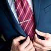 STERLL Mens Wedding Sterling Silver Shiny Matte Stripe Tie Clip