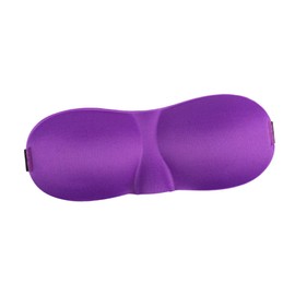 SAFIGLE 2Pcs Contoured Sleeping Mask Lightweight Comfortable Eye Masks for Travel Work and Naps Purple Black Adjustable Fit Light Blocking Breathable Design