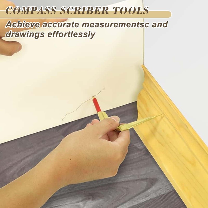 Belligern Scribing Compass,Scribe Tool,U Scribe Scribing Tool U Scribe Jig