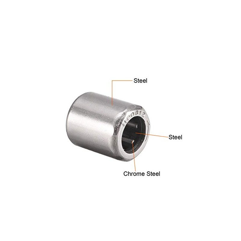 sourcing map Needle Bearings Disposable Clutch Bearing 6 mm Bore