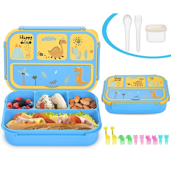 Sunhanny - Lonchera para niños, caja de almuerzo Bento para