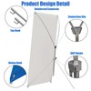 BTDVR 2 Pack X Banner Stand, Adjustable Retractable banner stand