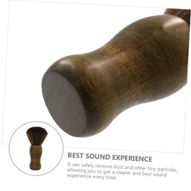 TEHAUX 1Pc Vinyl Record Cleaning Brush Soft Bristle Dust Brush for Vinyl Records Static Record Care Tool with Handle Essential for Record Maintenance and Preservation