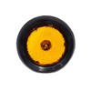 TecNiq S10-AA00-1, 2 1/2 Inch Amber Sidemarker w/Reflector & Grommet,