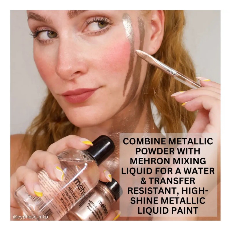 Mehron Polvo Metalico Maquillaje Profesional Facial Corporal