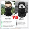 YALUYALU Half Balaclava Face Mask for Outdoor Sports, Windproof Neck