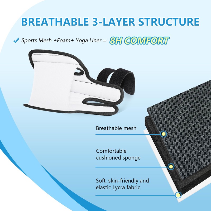 joingood Pinky Finger Support Brace, Adjustable with Removable Supports, for