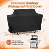 53 Inch Grill Cover for Captiva Designs 4-Burner Propane Gas