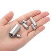 sourcing map M4x0.7mm Round Coupling Nuts, 25 Pcs 304 Stainless