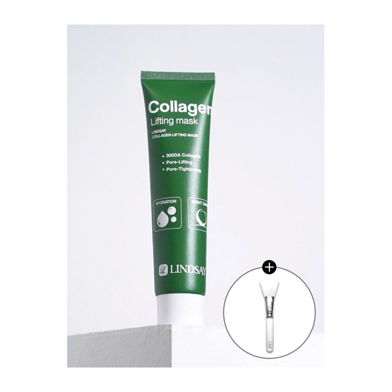 Collagen Lifting Wrapping Mask Glowing Pack + Silicone Pack Brush