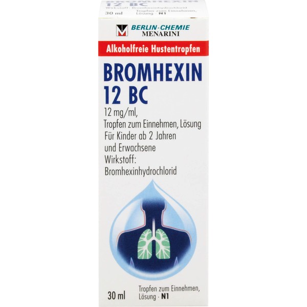 BROMHEXIN 12 BC oral drops 30 ml
