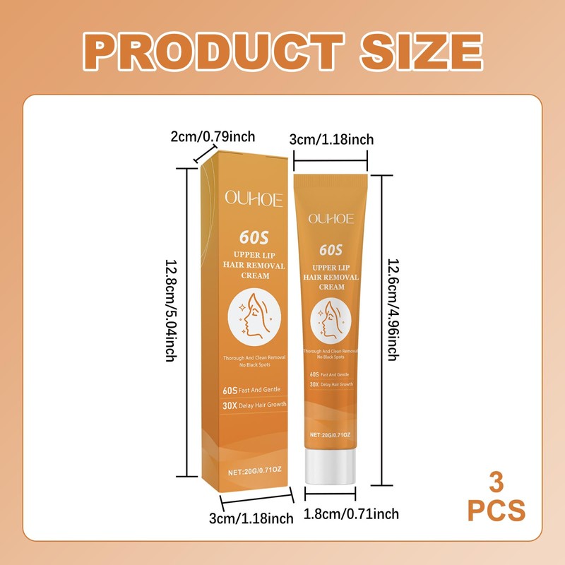 Face Hair Removal Cream Face Upper Lip Hair Cream Pain