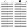 Muzata 30Pack 1/8" Swage Lag Screws Left & Right Cable