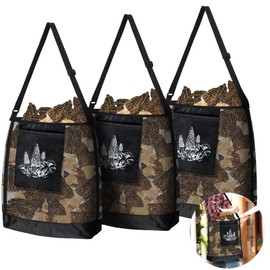 Woanger 3 Pcs Mushroom Foraging Bag Mesh Mushroom Hunting Bag Harvesting Collecting Bag