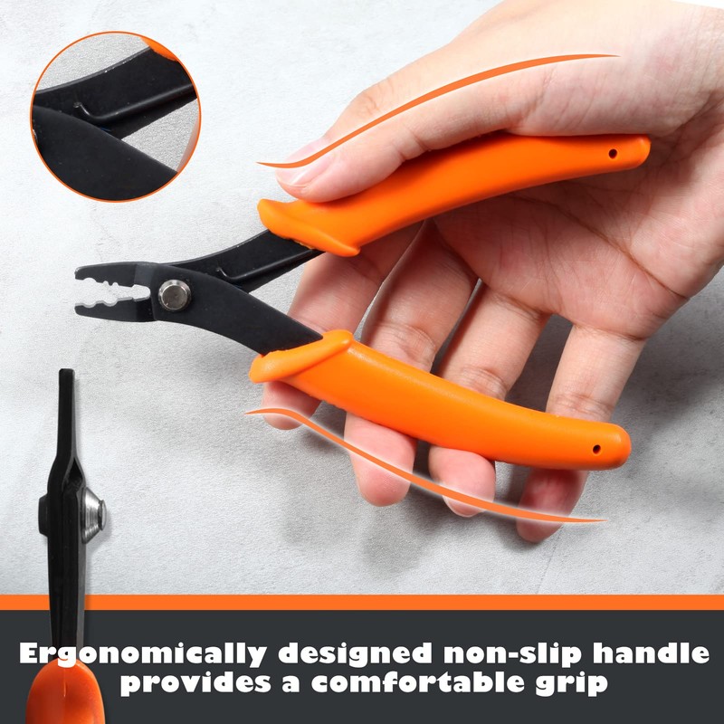 LEONTOOL Mini Bead Crimping Pliers 5 Inches Bead Crimper Tools