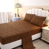 SDY 4PCS Leopard Bedding Sheets Twin Size Cheetah Print Sheet