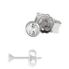 NKlaus Single Stud Earrings White Gold 333 8 Carat Gold