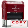 COPY By Date Self Inking Rubber Stamp (Red Ink) Medium
