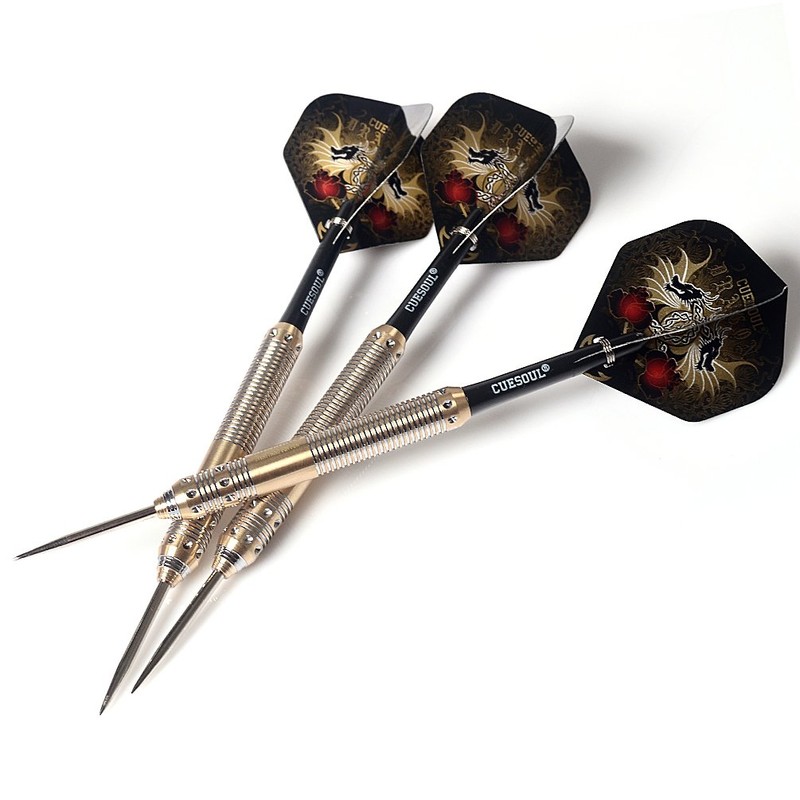 Cuesoul Dragon Deluxe Brass Steel Darts, 21 Grams