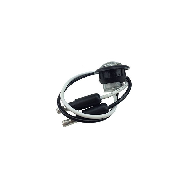LONG HAUL 20 3/4" CLEAR/AMBER LED CLEARANCE MARKER BULLET MARKER