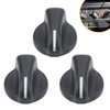 Lrocaoai 3X Car Air Conditioner Knob Switch Fan Speed Heater