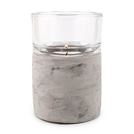 pajoma Ambiente Tea Light Holder Size L Made of Concrete, Height 11.9 x Diameter 8.3 cm