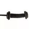 2Pcs 30MMx30MM Car Wire Harness Door Tube Dust-Proof Tube Black