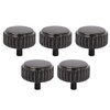 5pcs Steel Watch Crown Watch Head Watchmaker Repairing Parts Replacement