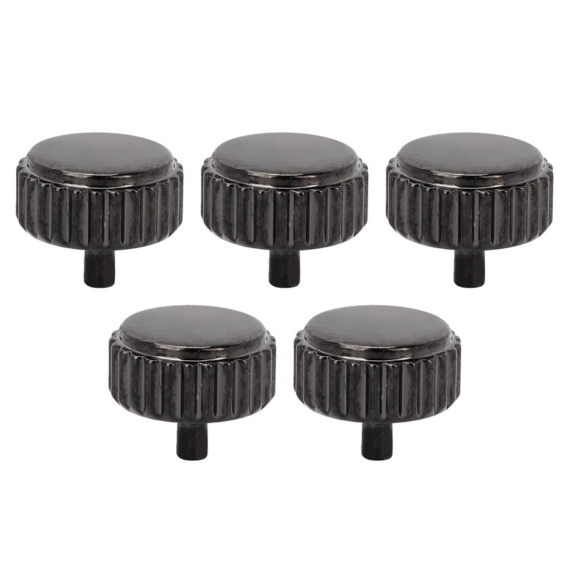 5pcs Steel Watch Crown Watch Head Watchmaker Repairing Parts Replacement