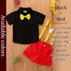 Lezalic Suspenders, Children's Clothes, Costume, Setup, Outing, Short Sleeve, Commemorative