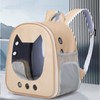 Pet Carrying Backpack Breathable Waterproof Scratch Resistant Large Window Portable