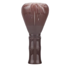 BOXOB Matcha Schneebesen aus Harz, 11,5x5,5cm Wiederverwendbarer Chasen Pinsel Leicht zu Reinigen Matcha Rührer Japanisches Grüntee Schneebesen Werkzeug zum Rühren und Zubereiten von Tee (Braun)