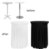 GABALITAINS Tablecloth Spandex Underskirt Dining Table Cloth Stretchy Round Stand