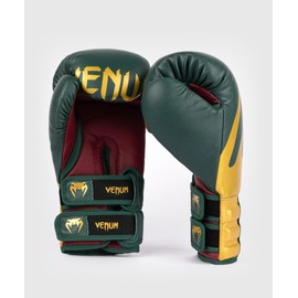 Venum Reverso Boxing Gloves - Emerald Green/Gold - 12-Ounce