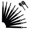 Neyiem (Reusable) 50 Pcs Cable Ties Cord Binding Band Cable